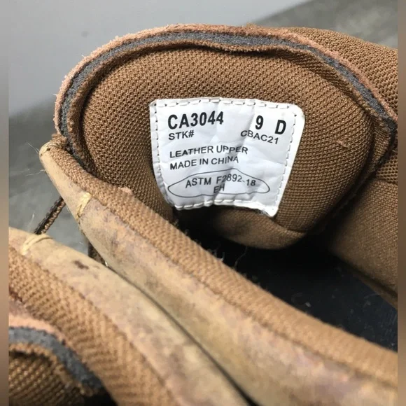 Carolina CA3044 Soft Toe Waterproof Scubaliber EH Leather Mens Work Boots Size 9 - Picture 11 of 11